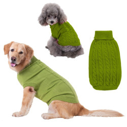 Dog Sweater Warm Pet Sweater Dog Sweaters for Small Dogs Medium Dogs Large Dogs Cute Knitted Classic Clothes Coat for Dog Puppy