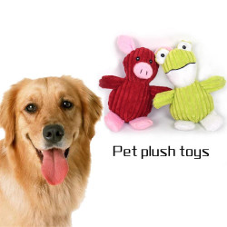 1pc Plush Dog Toys Squeaky Puppy Chew Toy Interactive Cat Toys Pet Dog Sound Toys For Small Medium Dogs