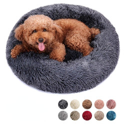 Soft Dog Bed Cat Beds Cat Sleeping Plush Mat Cushion Kitten Nest Sofa Kennel For Puppy Colorful Fluffy Warm Comfortable Pet Bed