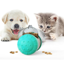 Portable Pet Chew Toy Tumbler, Puzzle Slow Food Leakage Ball, Cat Dog Food Dispenser Slow Feeder, Pet Food Snack Leakage Toy