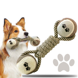 Dog Braided Rope Toy Durable Dog Toys for Aggressive Chewers Dog Chew Toys Teeth Cleaning Safe Bite Resistant Toothbrush Stick for Puppies & Middle Dogs
