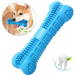 Chew Toy Stick Dog Toothbrush with Toothpaste Reservoir Natural Rubber Dog Dental Chews Care Dog Toys Bone for Pet Teeth Cleaning