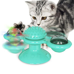 New Stylish Cat Toys For Kitten  Design Windmill And Fish